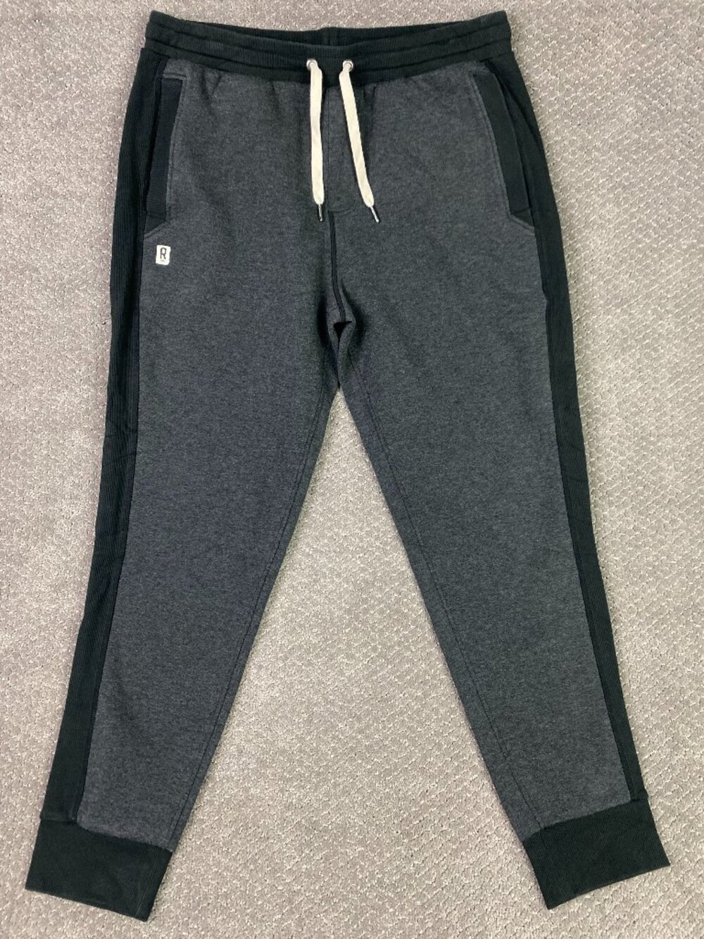 Rhone Sweatpants Joggers Mens Large Gray Heather Heritage Midweight Gym Running